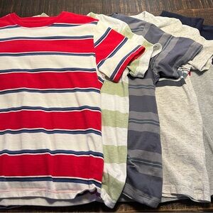 Place Red, White & Navy Striped Short-Sleeve Tee